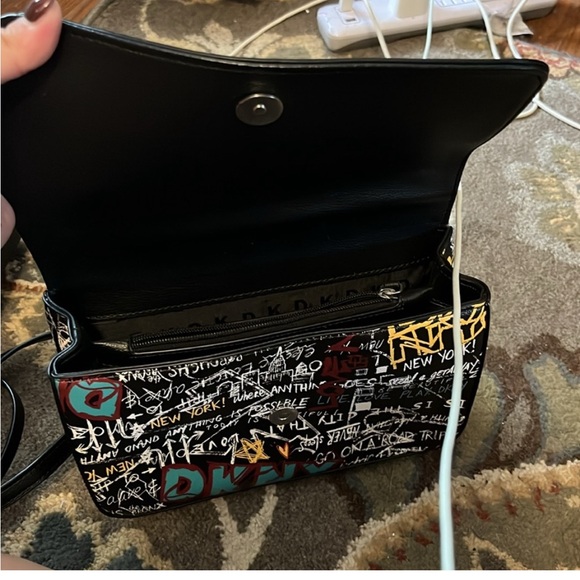 DKNY Black and Multicolor Crossbody Bag - Picture 3 of 6